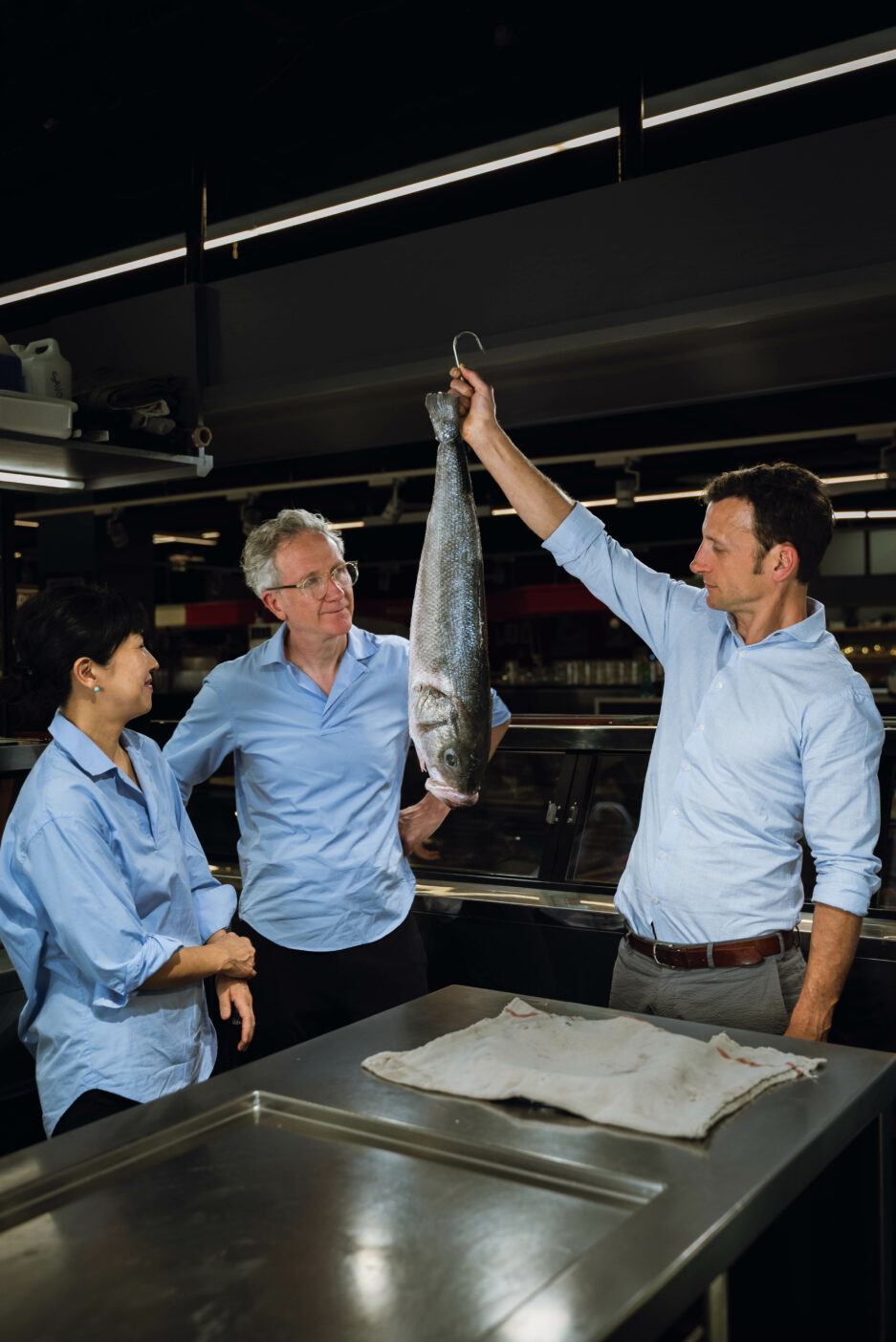Hinoki chez Ducasse Baccarat - Mika Kobayashi, Xavier Pensec et Christophe Saintagne