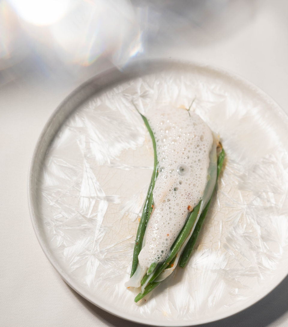 Haricots verts seiche sesame