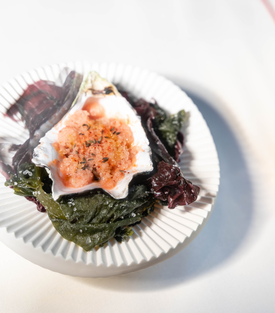 Huitre tomate mezcal