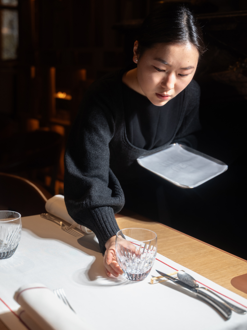 Mise en place_Alain Ducasse Baccarat