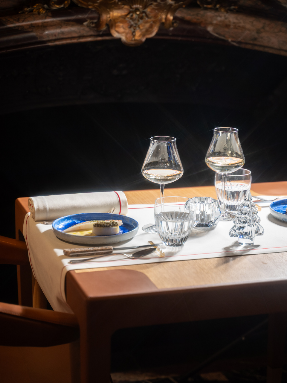 Saint-pierre étuvé, pomme de terre, caviar