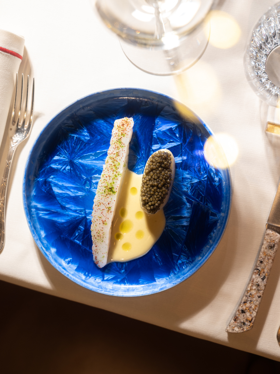 Saint-pierre étuvé, pomme de terre, caviar2