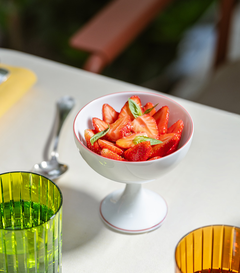 Fraises, Jardin Ducasse Baccarat